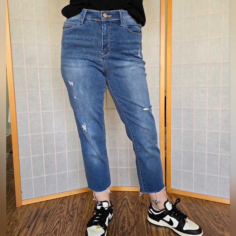 Nanette Lepore Belle High Rise Cropped Skinny Jeans EUC - Women's Size 6